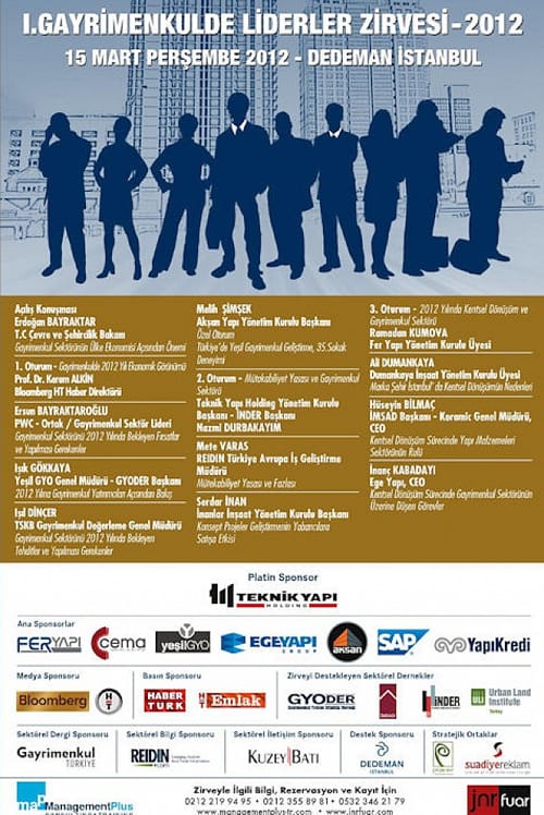 I. Gayrimenkulde Liderler Zirvesi (15 Mart 2012)