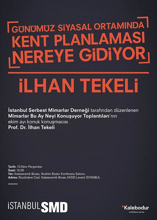 Mimarlar Bu Ay Neyi Konuşuyor Toplantıları” (10 Ekim 2013)