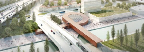 Paris yeni metro istasyonu