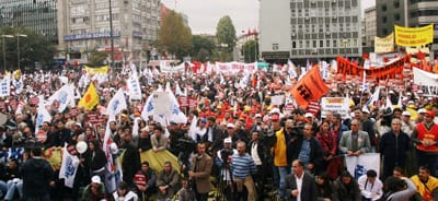 Özgür, Demokratik ve Eşitlikçi bir Türkiye mitingi