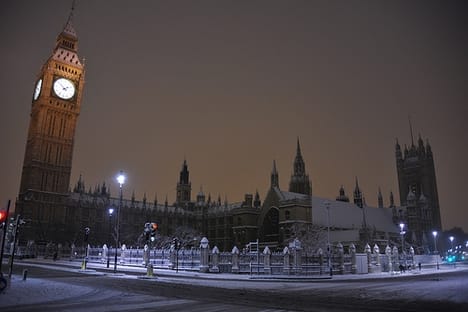 Karlar altında Londra