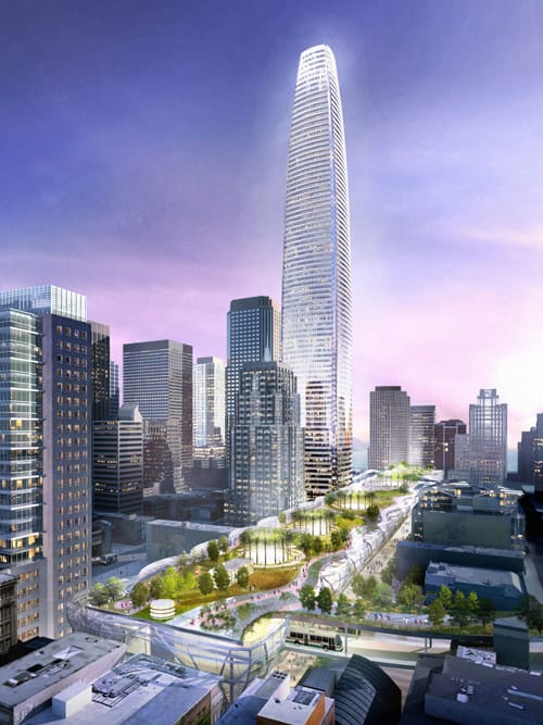 San Francisco Transbay Transit Terminal yoluna devam ediyor