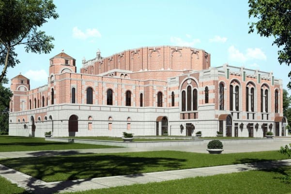 R. Bofill’in mevcut salonuna bitişik yeni bina…