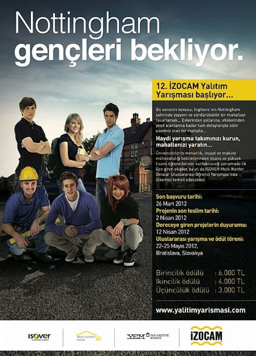 İzocam 12. Yalıtım Yarışması (04 Kasım 2011-2 Nisan 2012)
