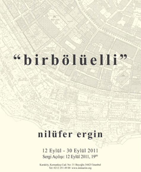 Nilüfer Ergin Sergisi (12 Eylül – 30 Eylül 2011 )