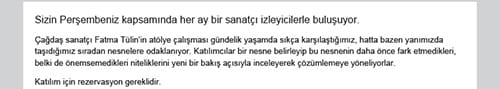 Fatma Tülin Atölyesi