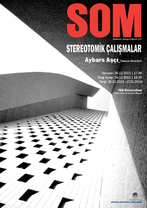 TED Üniversitesi “SOM: Stereotomik Çalışmalar” Semineri ve Sergisi