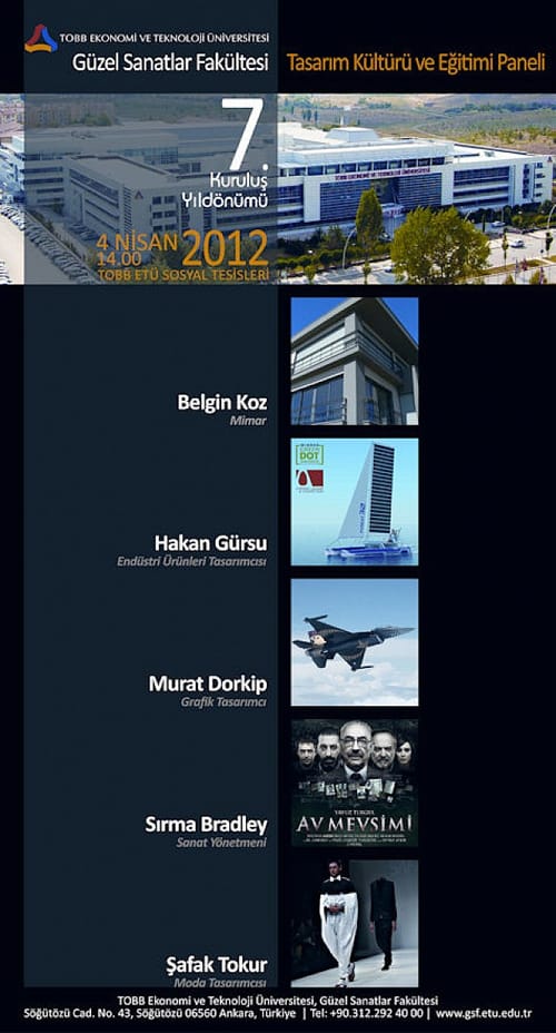 Tasarım Kültürü ve Eğitimi Paneli (04 Nisan 2012)