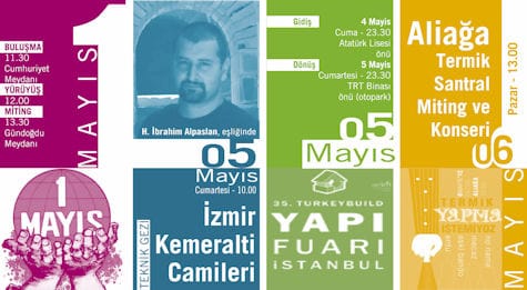 TMMOB Mimarlar Odası İzmir Şubesi 1-6 Mayıs Etkinlikleri