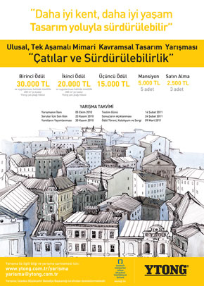 “Çatılar ve Sürdürülebilirlik” Kavramsal Tasarım Yarışması (14 Mart 2011)