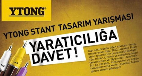 Ytong Stant Tasarım Yarışması Sonuçlandı