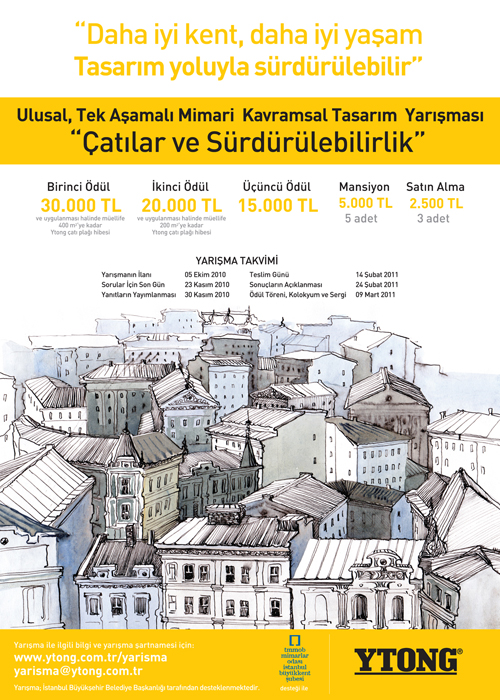 “Daha İyi Kent, Daha İyi Yaşam Tasarım Yoluyla Sürdürülebilir” Ulusal, Tek Aşamalı Mimari Kavramsal Tasarım Yarışması