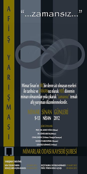 “Zamansız” Konulu Afiş Yarışması (01-23 Mart 2012)